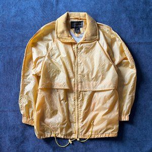 Eddie Bauer Vintage Yellow Rain Jacket (M)